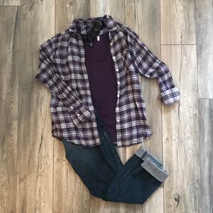 Purple Plaid - American Eagle